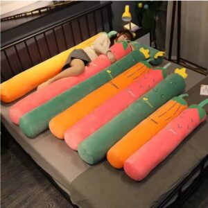 Cute Cartoon Cylindrical Side Sleeping Body Pillow – Soft, Detachable, Washable Pregnancy & Leg Support Gift